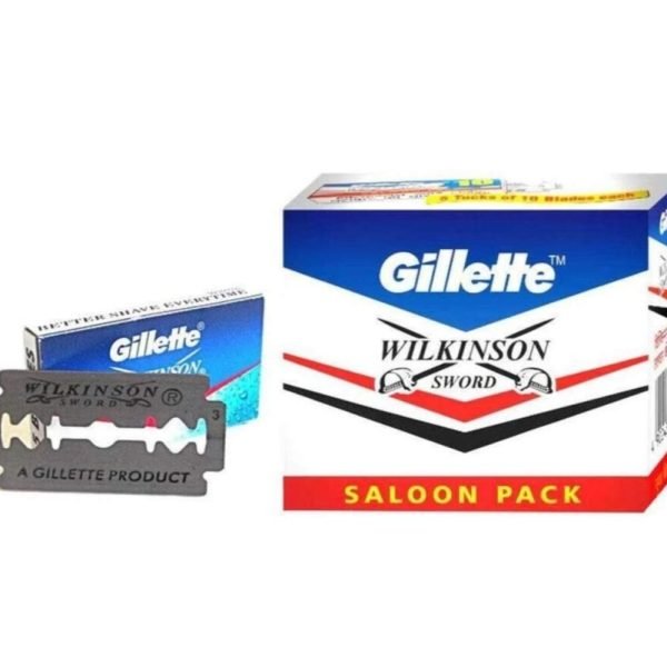 Gillette Wilkinson Sword Double Edge Razor Blades Box and pack Made in India