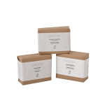 GROOM Luxury Soap Set, 3 x 140g natural soaps in eco-friendly packaging - Packed