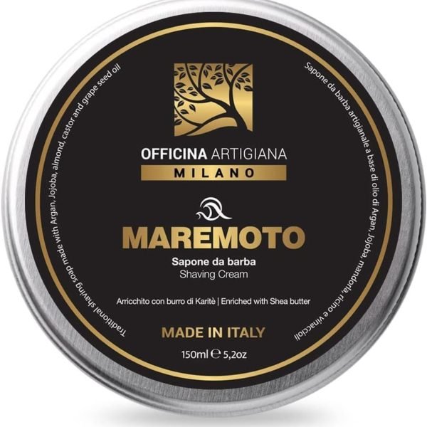 maremoto shaving cream top view – Officina Artigiana 150ml