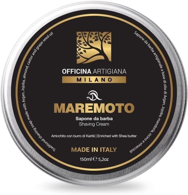 maremoto shaving cream top view – Officina Artigiana 150ml