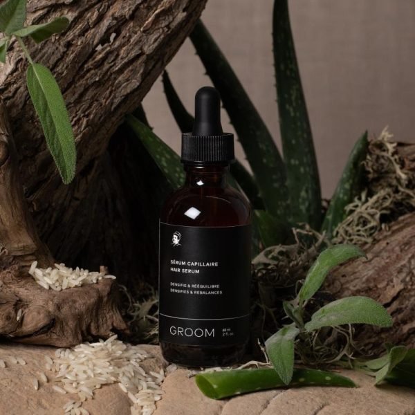 Groom Montreal Nourishing Hair Serum – Silicone-Free Natural Hair Oil in nature