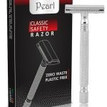 Pearl SS-01 Chrome Double Edge Safety Razor with close comb head