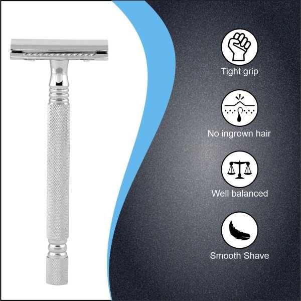 Pearl SS-01 Chrome Double Edge Safety Razor with close comb head - Howto
