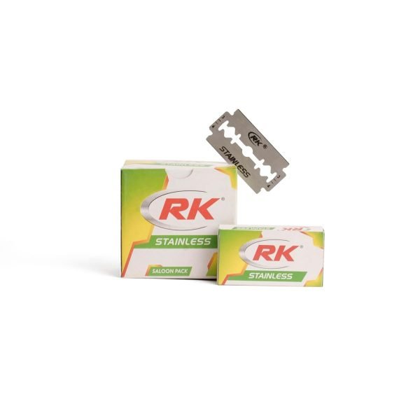 RK Stainless Steel Razor Blades for Double Edge Safety Razors