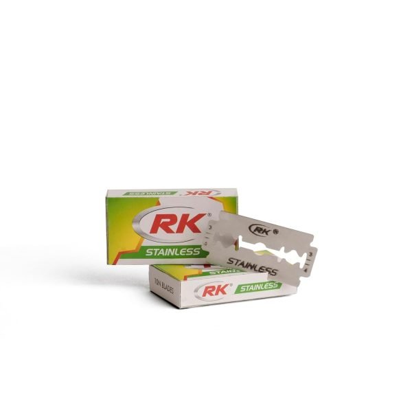 RK Stainless Steel Razor Blades for Double Edge Safety Razors - Blades