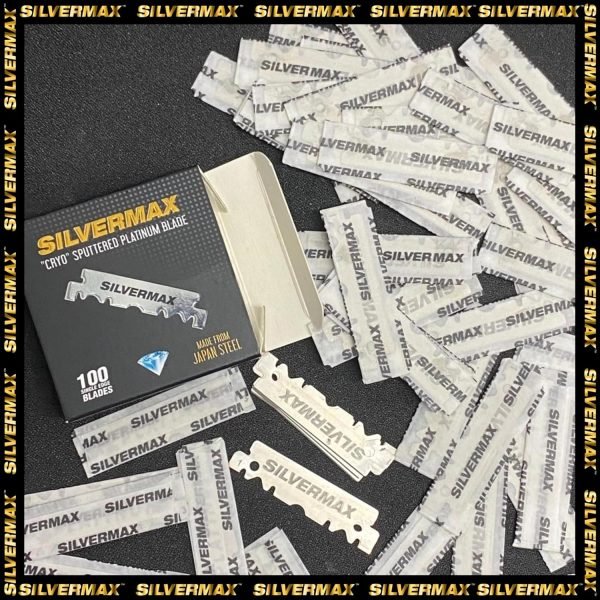 Silvermax Single Edge Razor Blades for Precision Shaving Loose