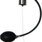 Cella luxury metal atomizer with long pump for aftershave or cologne front