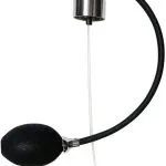 Cella luxury metal atomizer with long pump for aftershave or cologne front