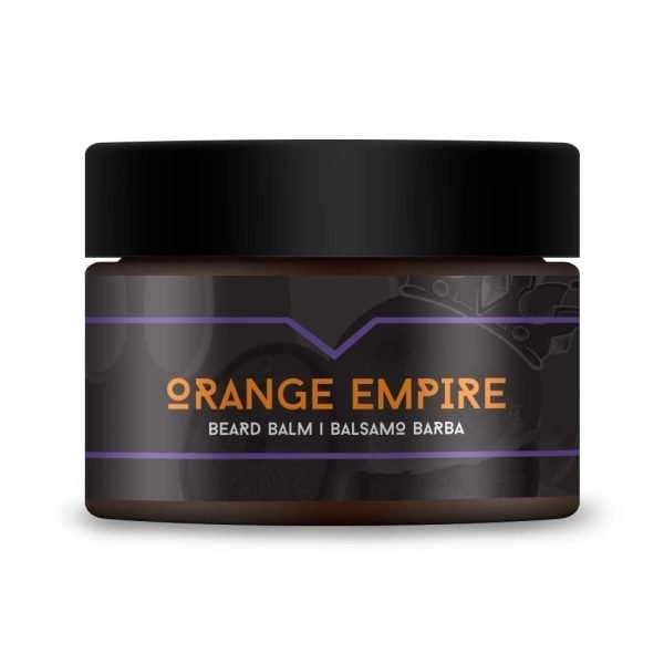 The Goodfellas' Smile Orange Empire Beard Balm 50ml – front view of product jar