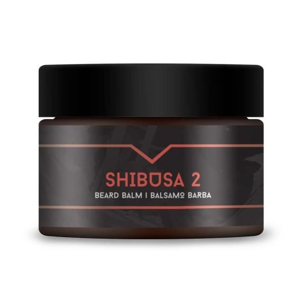 The Goodfellas' Smile Beard Balm Shibusa 2 50ml – premium beard balm tin with refined scent – front view of product jar