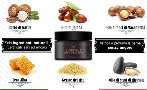 The Goodfellas' Smile Beard Balm Shibusa 2 50ml – premium beard balm tin with refined scent – ingredients