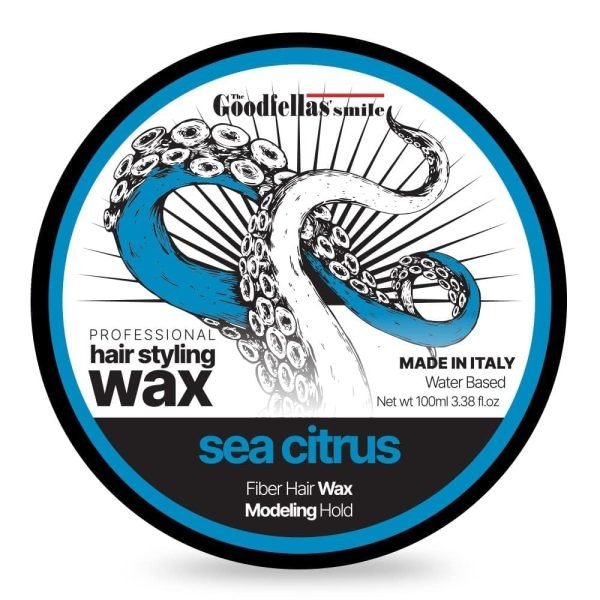 The Goodfellas’ Smile Hair Wax Fiber/Pomade – Sea Citrus Scent, 100ml Front