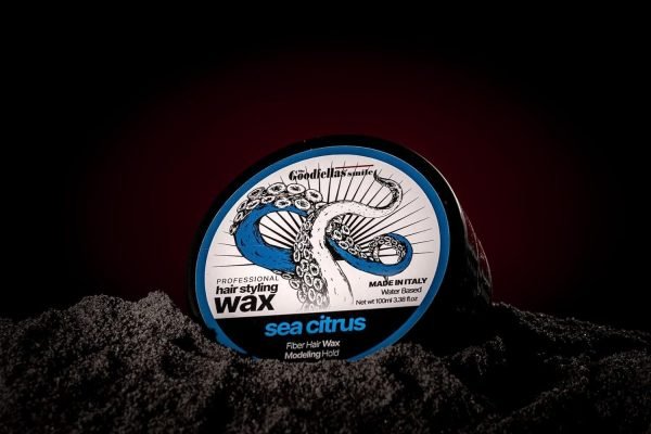 The Goodfellas’ Smile Hair Wax Fiber/Pomade – Sea Citrus Scent, 100ml On Sand
