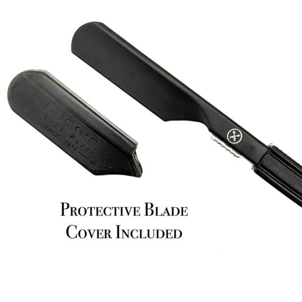 Parker Director razor with protective cover and blade set black