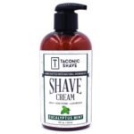 Taconic Shave Eucalyptus & Mint Shaving Cream in pump bottle front