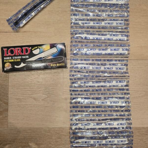 Lord L.01PS barber razor disposable set full contents