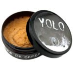 TFS YOLO energizing shaving soap open jar creamy texture
