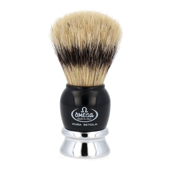Omega 11648 pure bristle shaving brush made in Italy