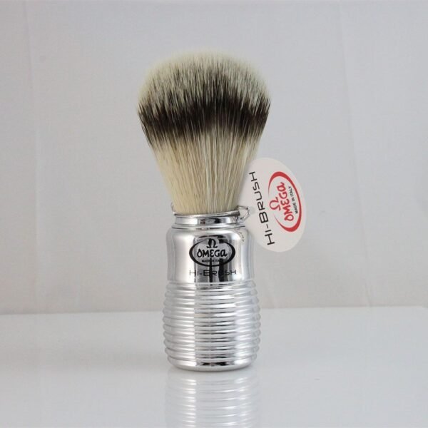 Omega 146113 HI-BRUSH synthetic shaving brush made in Italy with tag