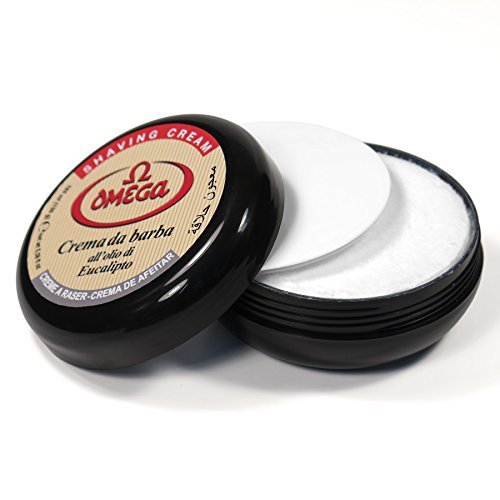 Omega 46001 shaving cream bowl for traditional wet shaving open