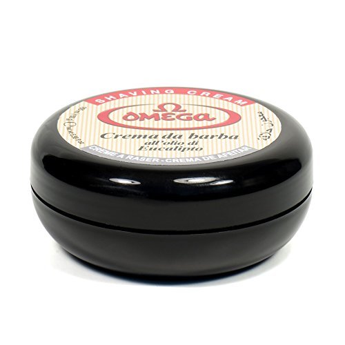 Omega 46001 shaving cream bowl for traditional wet shaving side view