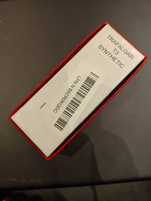 Simpsons Trafalgar T3 synthetic shaving brush open box under