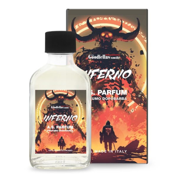 tgs-inferno-aftershave-100ml The Goodfellas’ Smile Inferno Aftershave 100ml bottle and box