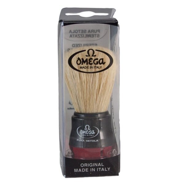 Omega 10077 Pure Bristle Shaving Brush in box – Made in Italy