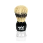 Omega 10275 pure boar bristle shaving brush with two-tone acrylic handle