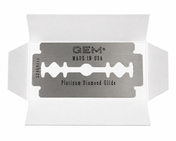 Personna Platinum GEM double edge blades 100 pack surgical Japanese stainless steel blade open wrapper