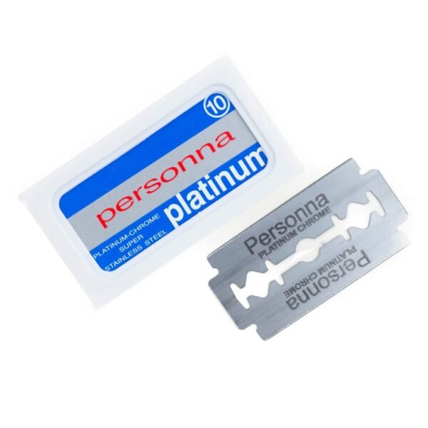 Personna IPBLUE Platinum double edge razor blades made in USA
