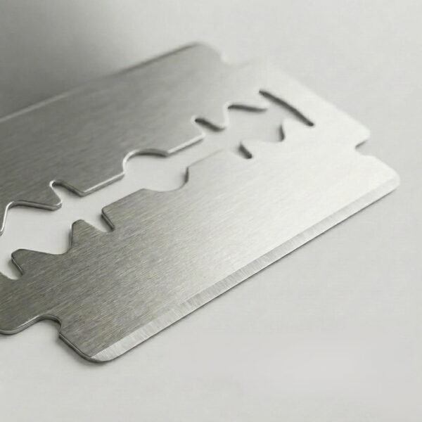 Personna Platinum GEM double edge blades 100 pack surgical Japanese stainless steel blade closeup