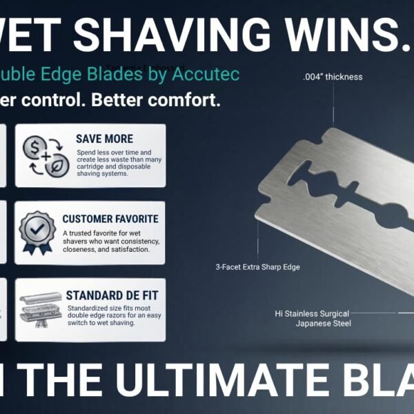 Personna Platinum GEM double edge blades 100 pack surgical Japanese stainless steel features