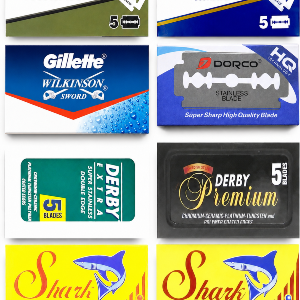 40 count double edge razor blade sampler