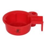 Pearl Textured Shaving Bowl Red