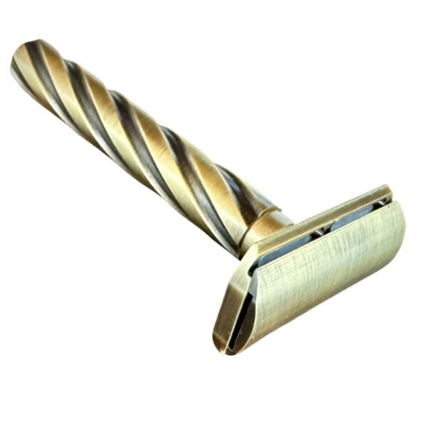 Parker Flight all brass three piece double edge safety razor