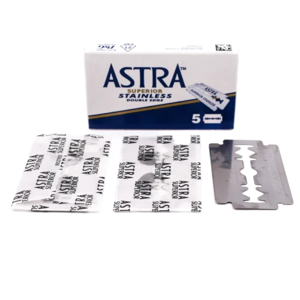 Astra Superior Stainless DE Razor Blades - Made in Russia
