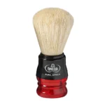Omega 10077 red natural bristle shaving brush