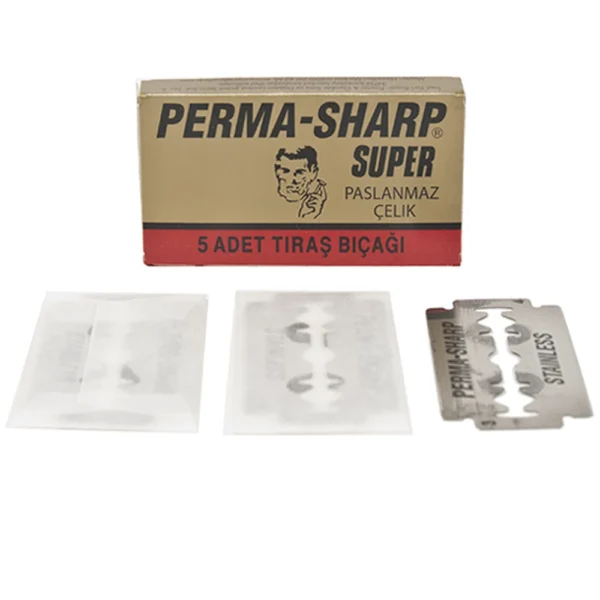 Perma-Sharp Super Double Edge Razor Blades - Made in Russia
