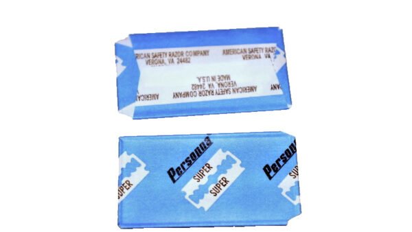 Personna 74-0002 bulk carton of 250 double edge prep razor blades