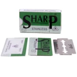 SHARP Stainless Polymer Double Edge Razor Blades