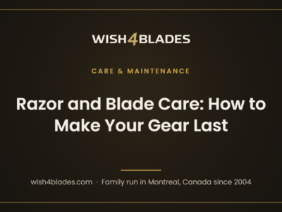 Wish4Blades article card: Razor and Blade Care