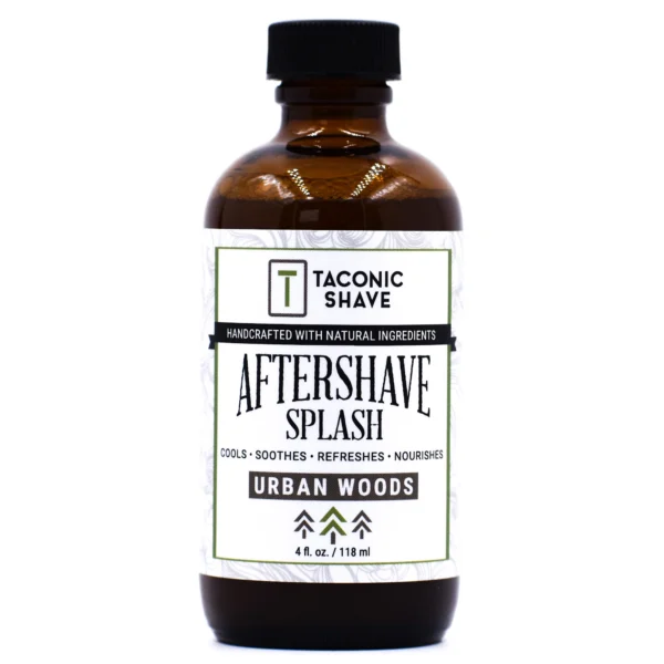 Taconic Shave Urban Woods Aftershave Splash 118 ml bottle, front label