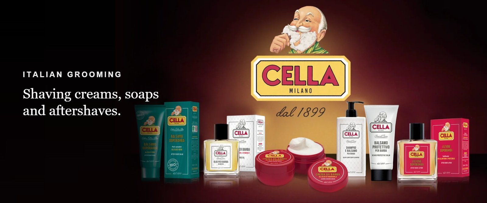 Cella Milano brand banner